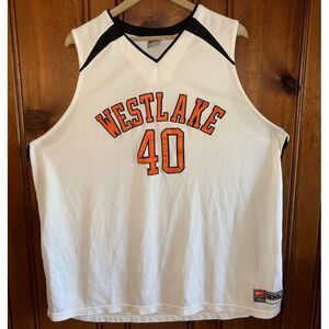 VTG Westlake High School #40 Nike Team Issued Basketball Jersey Men 3XL Stitched